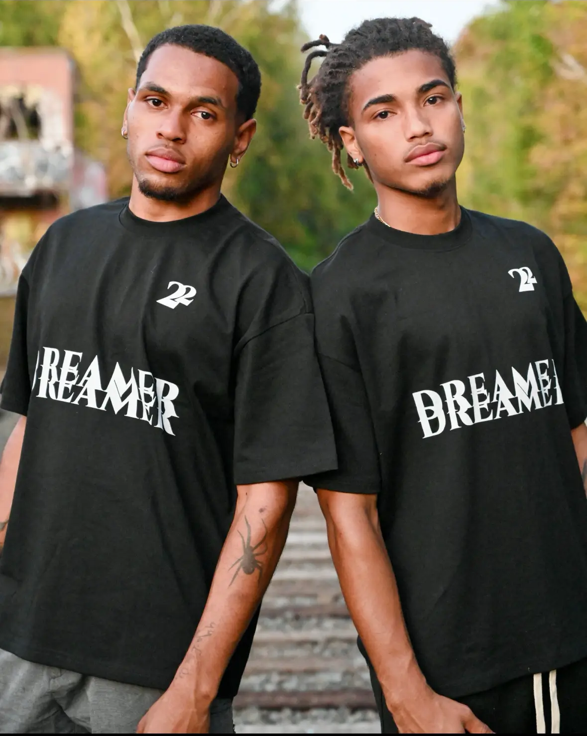 Black Oversized Boxy Dreamer T-shirt